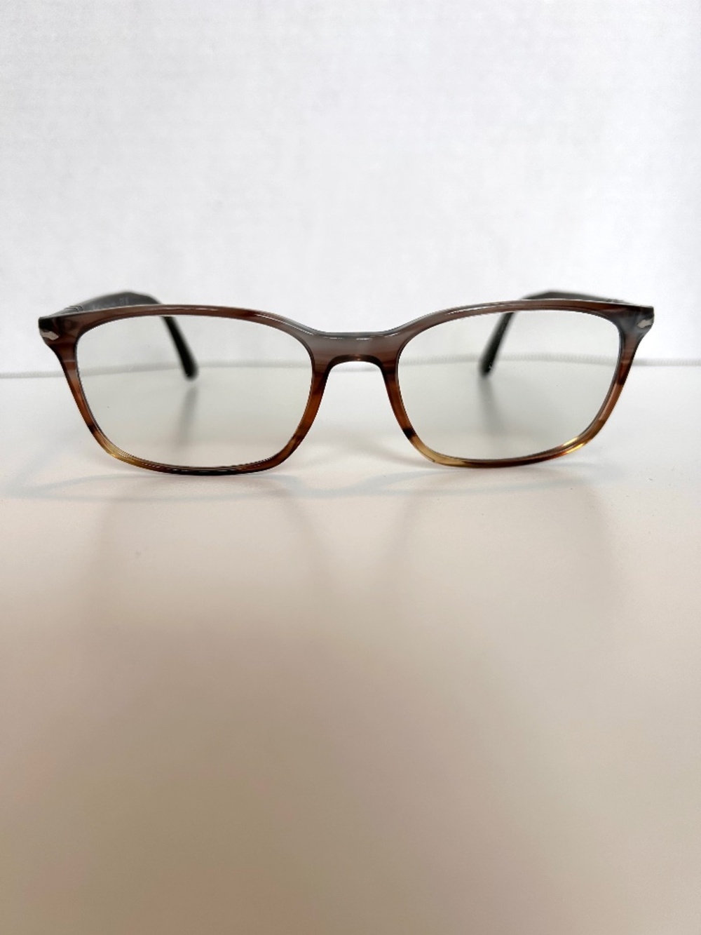 Persol 3189 V 1137 gray brown classic modern eyeglass frames only 55 18 145